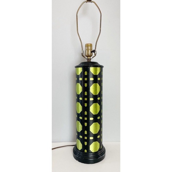 Unbranded Other - Retro Lamp 70's Green Black Mod Brady Bunch Vintage Large 29 inch